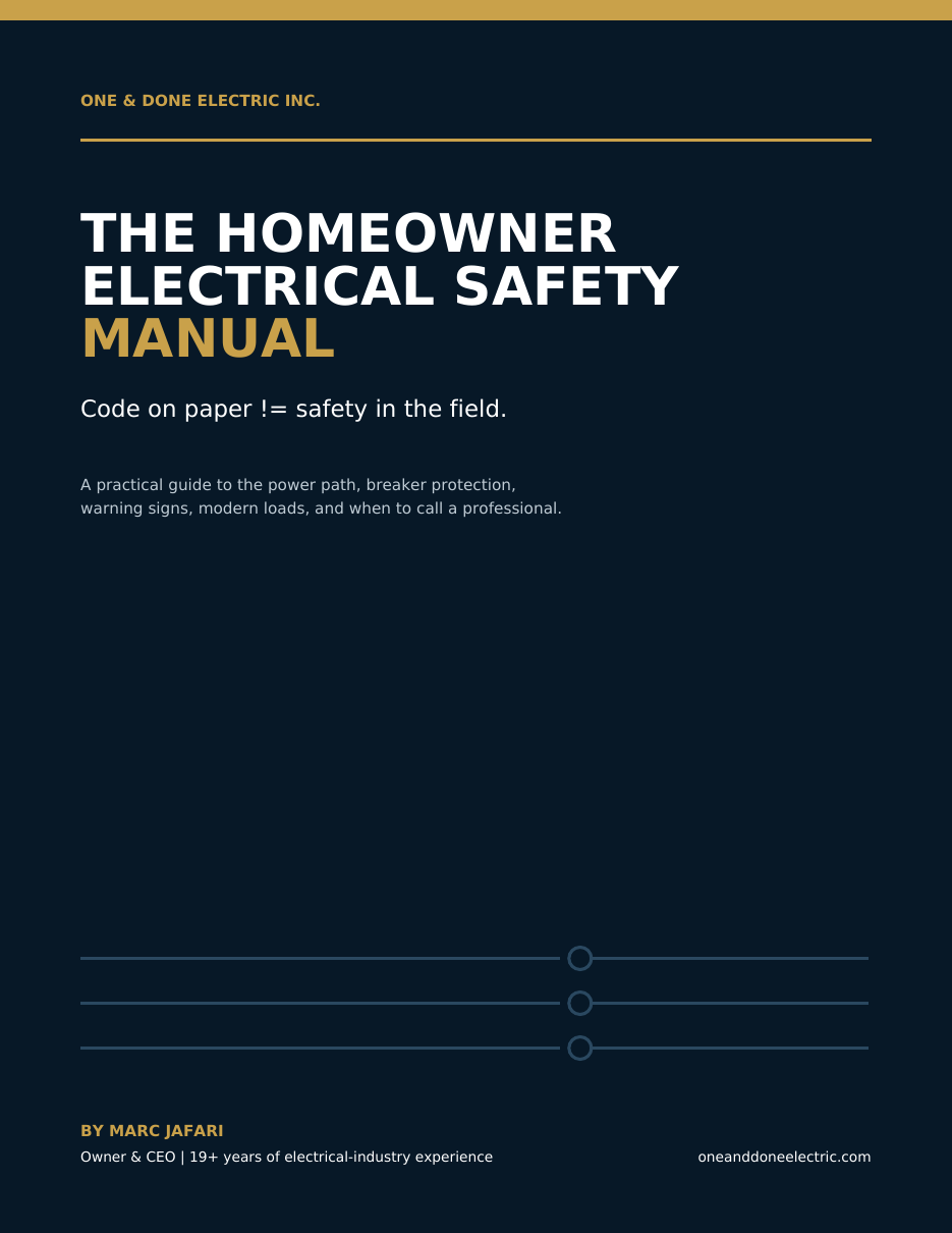 Cover of The Homeowner Electrical Safety Manual